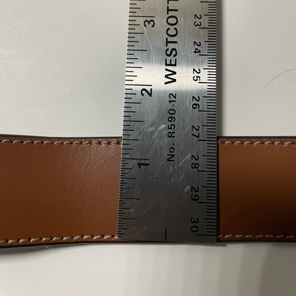 Van Heusen Mens Tan “Buff Split Leather” Belt, Size 34, NWT - Picture 4 of 8